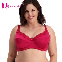 Mierside 1053A Plus Size Bra No-padded Lingerie Large Size Bralette Underwear For Women With Underwire 36-46 C/D/DD/DDD/E/F/G