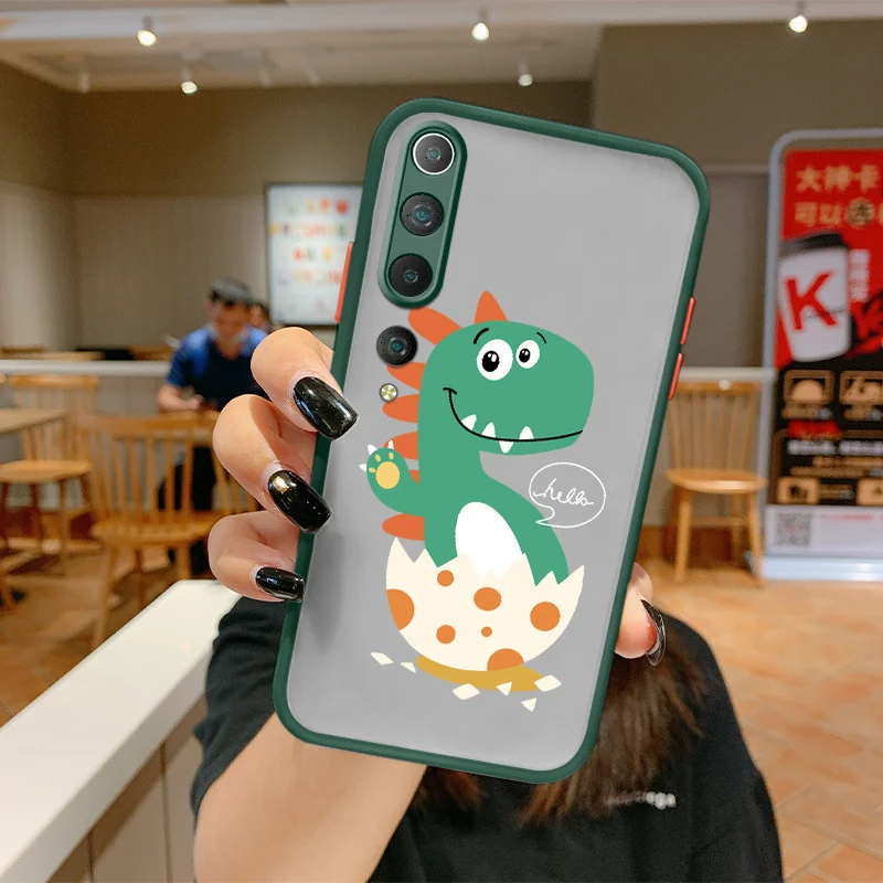 

Cute Dinosaur Slicone Phone Cover Xiaomi Mi 11 lite Ultra 11i 10T 9T Pro Lite 10 10S 9 8 lite Pro Poco F2 X2 F3 Pro Soft Case