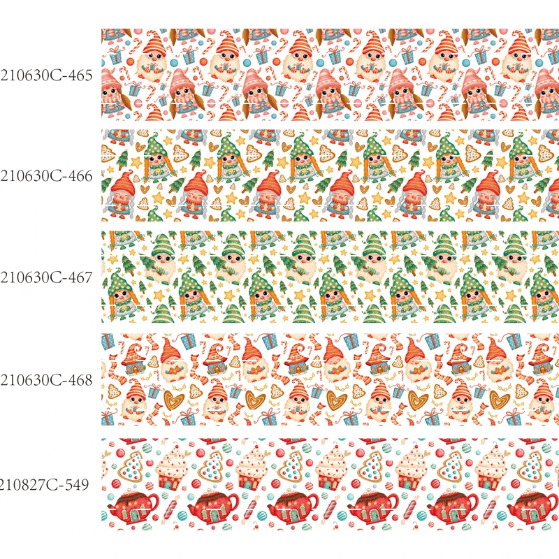 

New arrival merry Christmas pattern printed grograin ribbons (50 yards/lot)