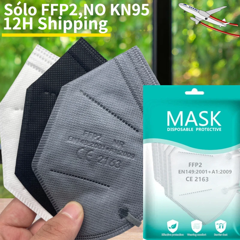 Маски fpp2 гигиенические одобренные mascarillas ffp2многоразовая черная маска для рта kn95