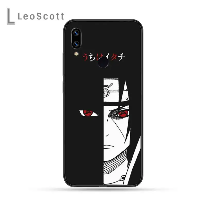 

Anime Naruto Itachi Phone Case For Xiaomi Redmi Note 4 4x 5 6 7 8 pro S2 PLUS 6A PRO