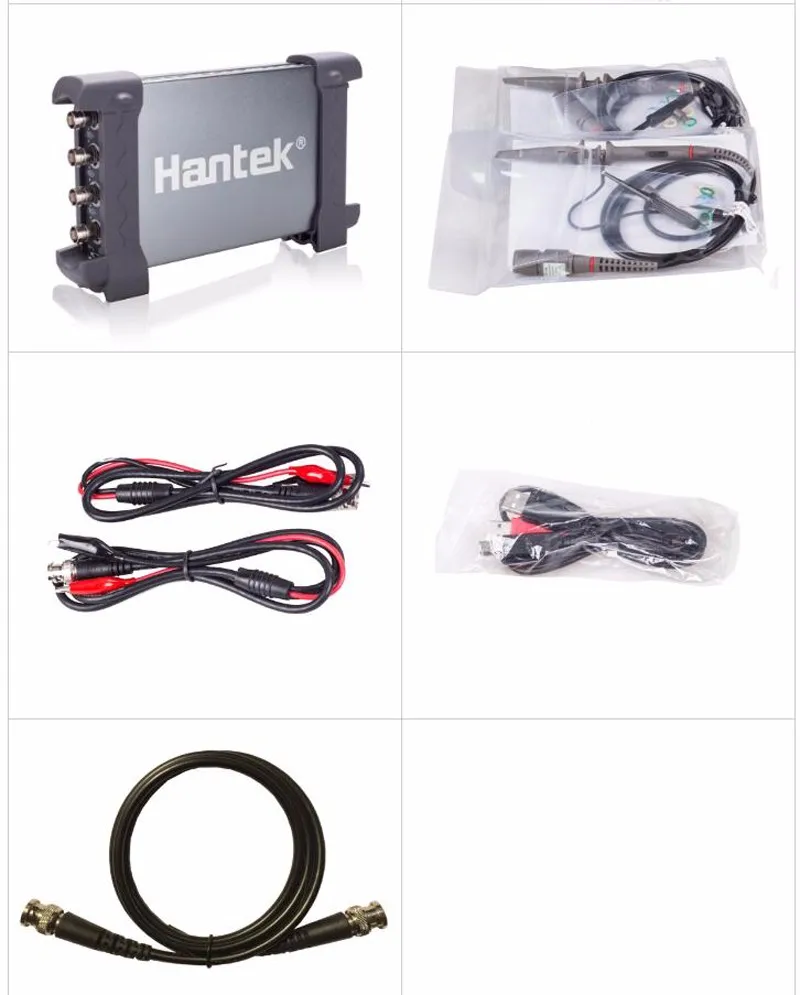 Осциллографы Hantek6104BD Hantek 6074BD 6204BD 6254BD4CH USB осциллографы для ПК 250 МГц осциллограф с