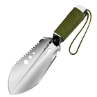 Садовые инструменты, многофункциональная рандовая садовая лопата с пилообразным шестигранным ключом, линейкой, мастером, ножом, бутылочкой