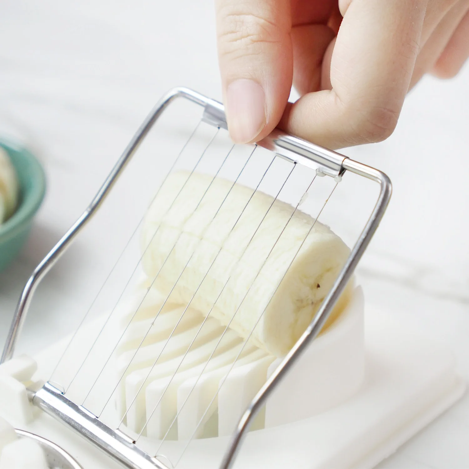 1 шт. многофункциональный резак для яиц и фруктов из нержавеющей стали|Шредеры