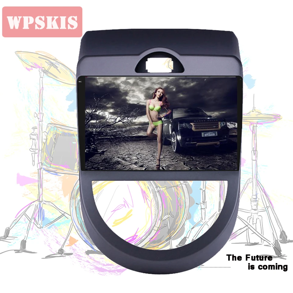 Автомобильный DVD плеер IPS 2.5D DSP CARPLAY Android 10 GPS навигация Мультимедиа для KIA Soul 2009 2011