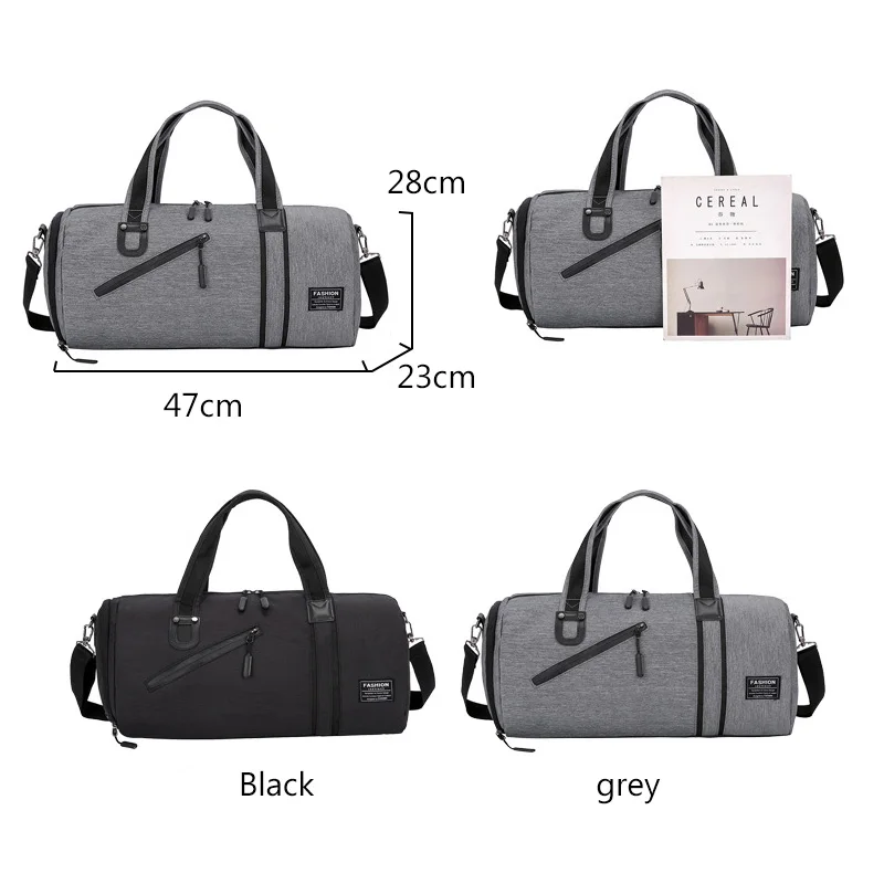 Новая спортивная сумка для мужчин водонепроницаемая со встроенной сухой сумкой