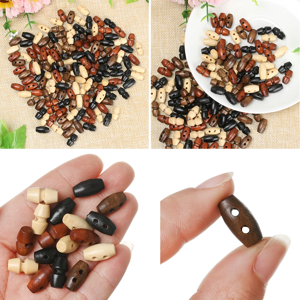 Маленькие роговые пуговицы ручной работы для самостоятельного изготовления 20/40