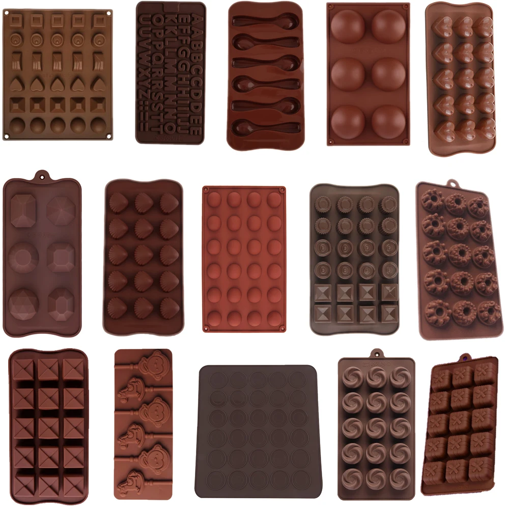 

3D Silicone Flower Chocolate Mold DIY Jelly Candy Cookie Cutter Baking Fondant Mould Cake Decoration Tools Ice Cube Mold
