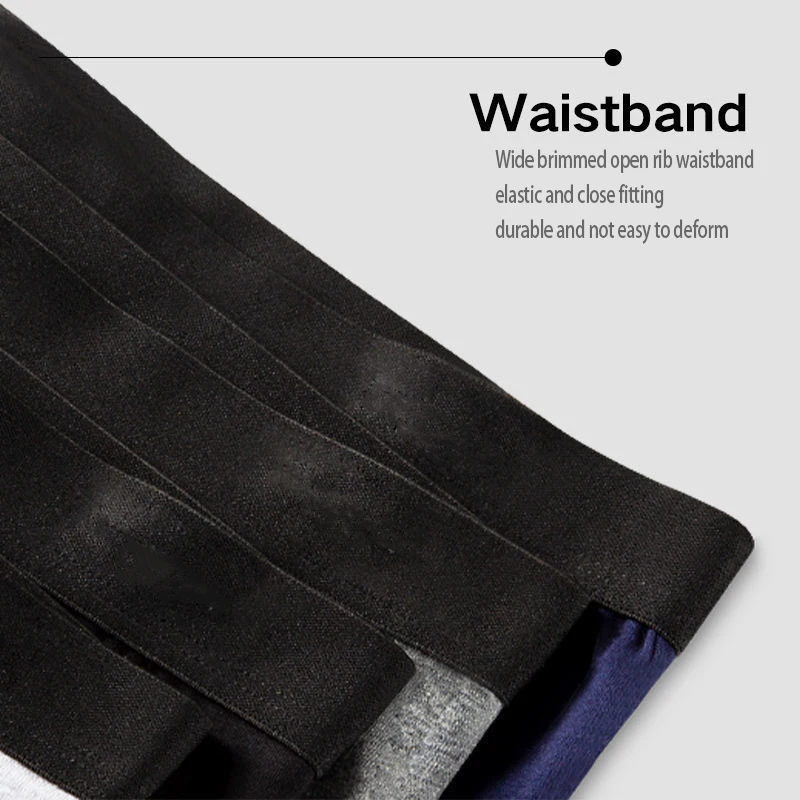 4pcs/Lot Male Panties Cotton Men's Underwear Boxers Breathable Man Boxer Solid Underpants Comfortable Brand Shorts