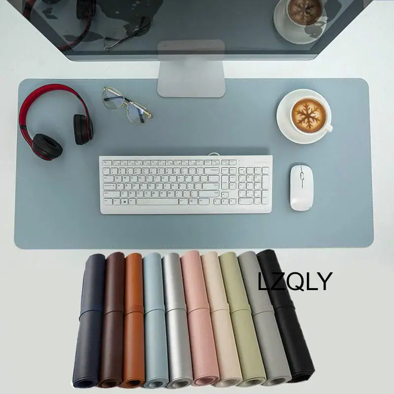 

80*40CM Portable Large Mouse Pad Gamer Waterproof PU Leather Suede Desk Mat Computer Mousepad Keyboard Table Cover