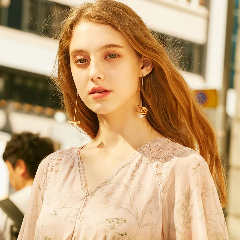 Vero Moda женское кружевное шифоновое платье с 3/4 рукавами и принтом | 31917C549