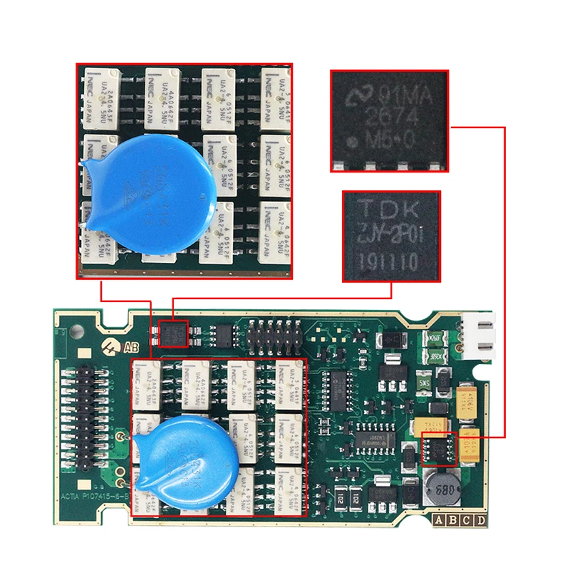 Golden 921815C прошивка Lexia 3 PP2000 полный чип Diagbox V7.83 OBD2 для Citroen Peugeot автомобильный