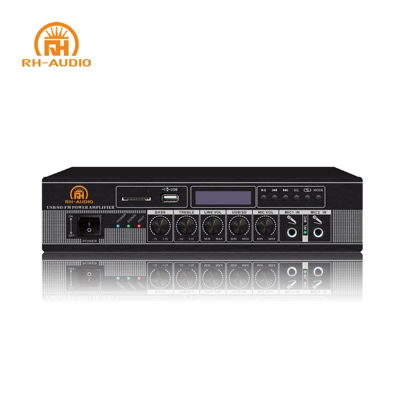 

Compact Size 70V 100V PA Audio Amplifier for Classroom Teaching