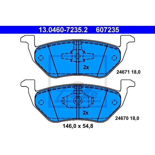 Колодки дисковые задние Ford Maverick 2.0/2.3/3.0 01 Mazda Trib | Автомобили и мотоциклы