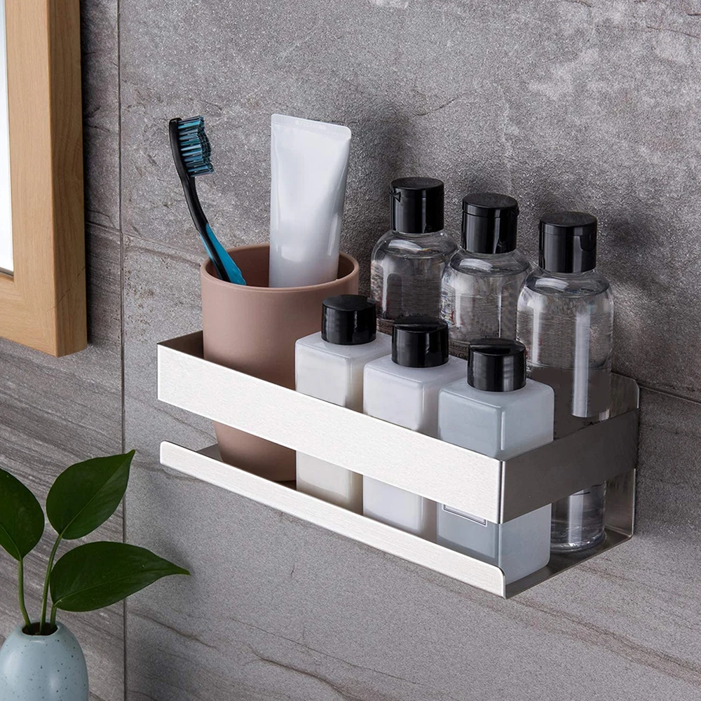 Подставка-органайзер для хранения зубных щеток шампуня из нержавеющей стали |