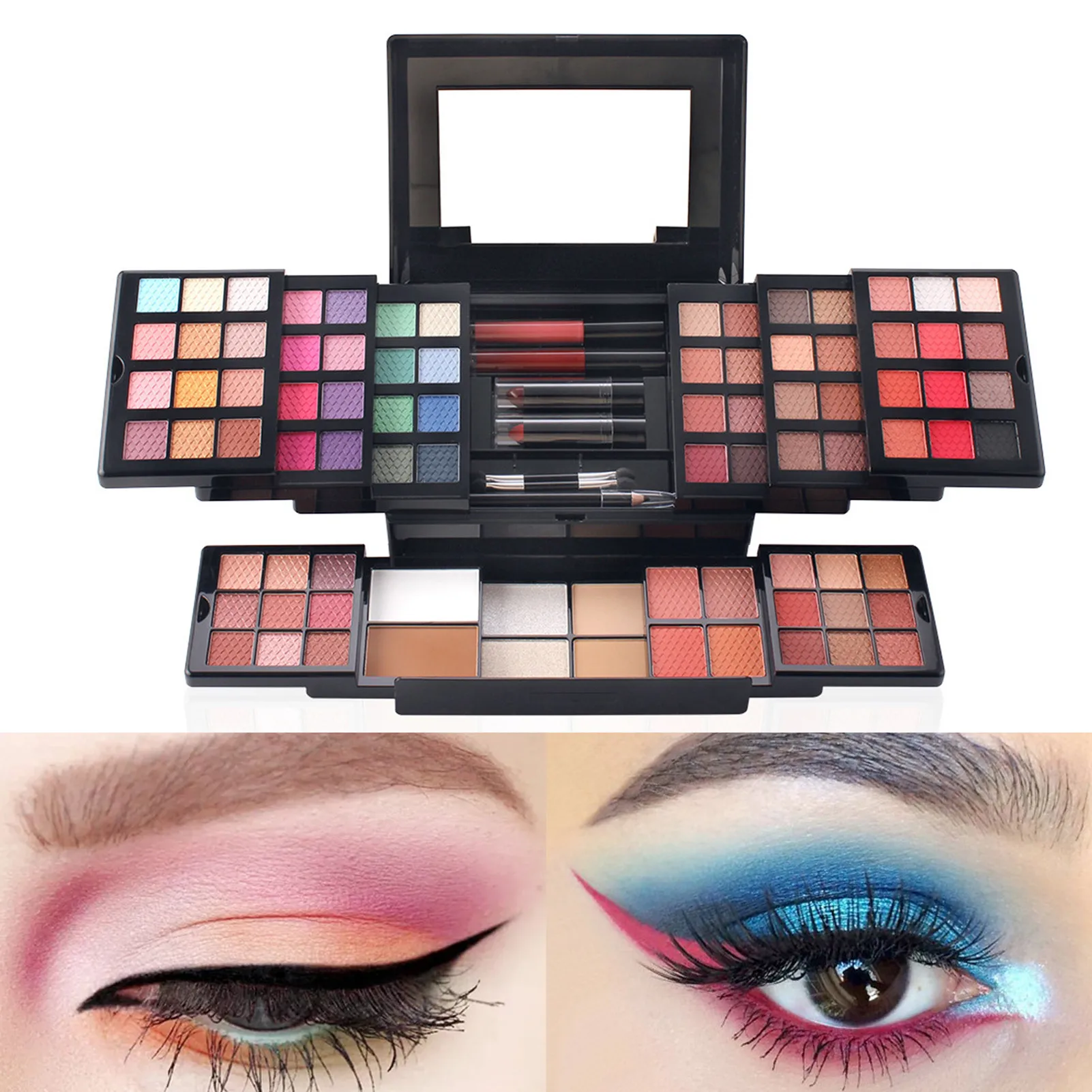 

All In One Makeup Set Professional Makeup Artist Makeup Box Full Face Makeup Cosmetics Lipstick Eyeshadow Blush Powder Brush