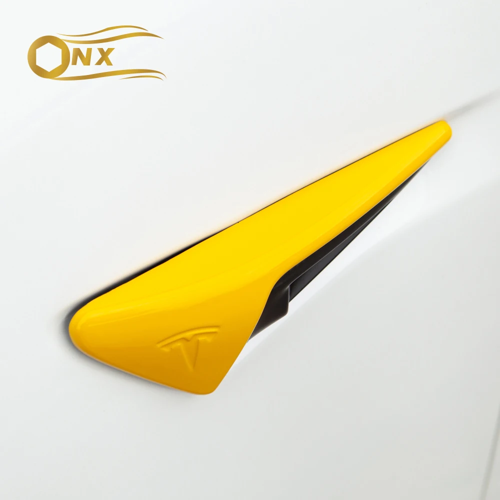 

For Tesla Model 3 S X Turn Signals Camera Covers Carbon Fiber ABS Model 3 Protection For Tesla Model Three Accessories