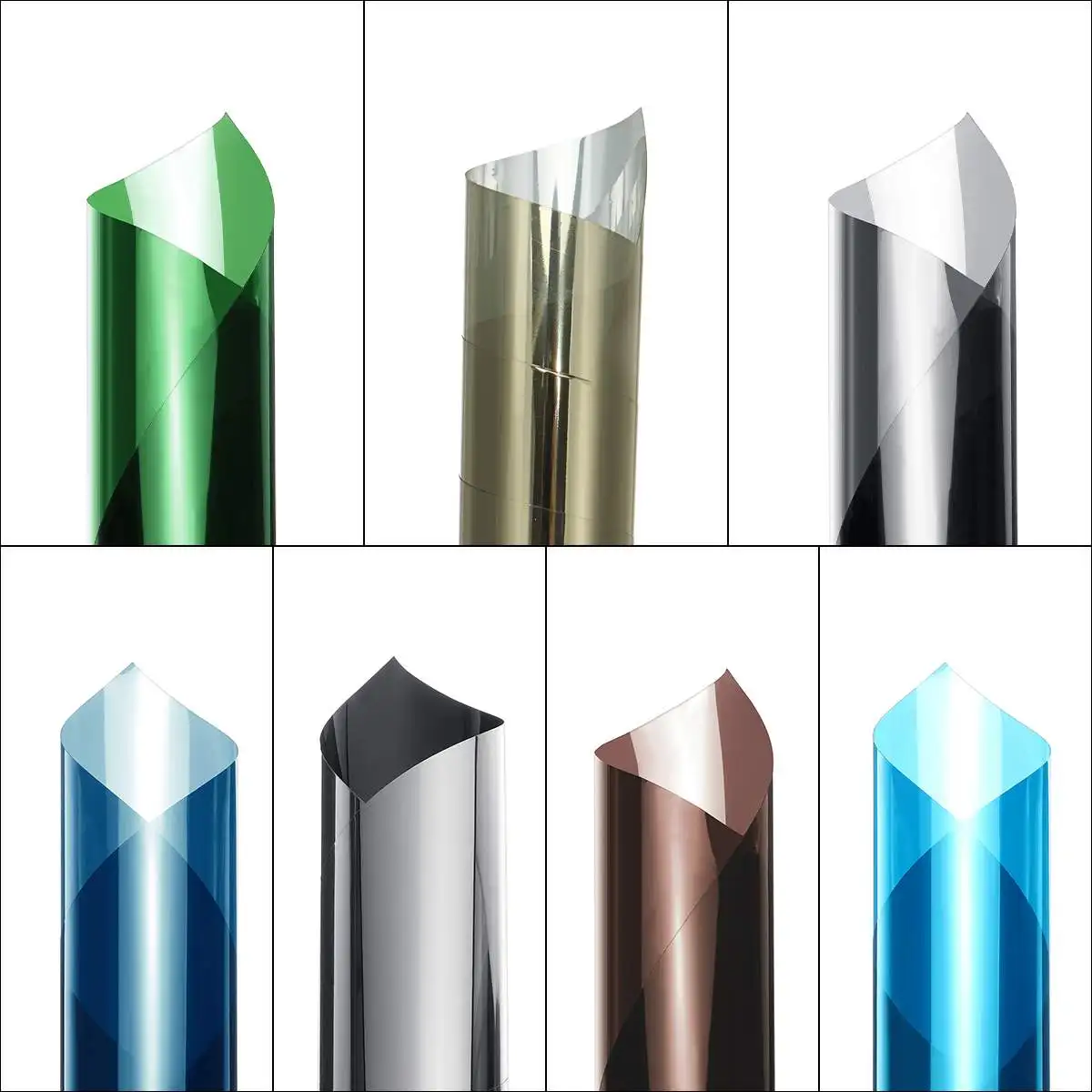 

Multi-Width , Length 5 m One Way Mirror Window Film.Self-adhesive Reflective Privacy Glass Tint,Heat Control Solar film