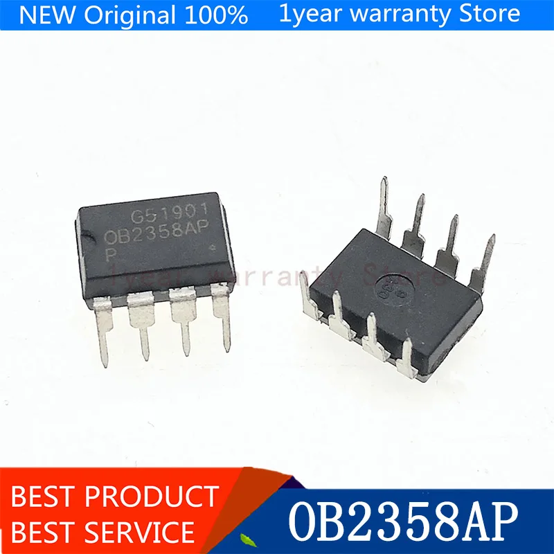 

{ New original } 10PCS OB2358AP DIP-8 OB2358A DIP8 OB2358 DIP