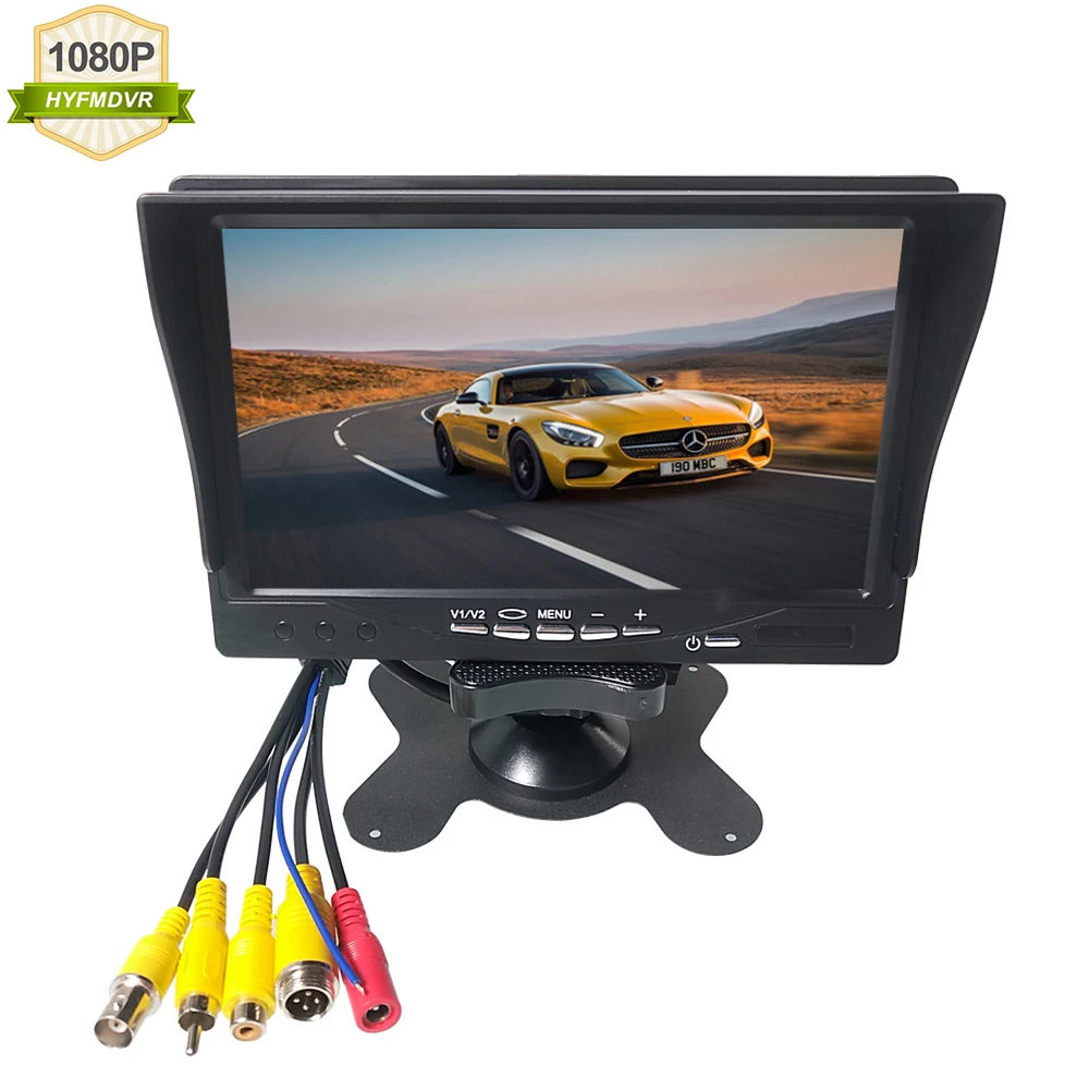 HYFMDVR источник завод 7 дюймов ЖК дисплей автобус монитор 1080p Автомобильный Монитор