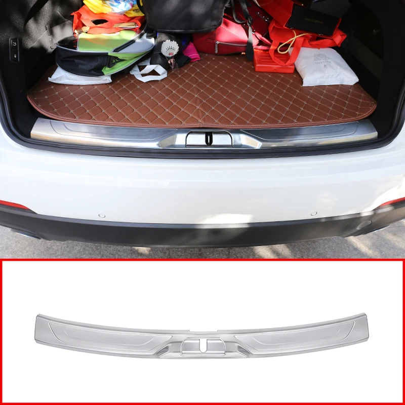 Защитная пластина для порога двери заднего багажника из нержавеющей стали