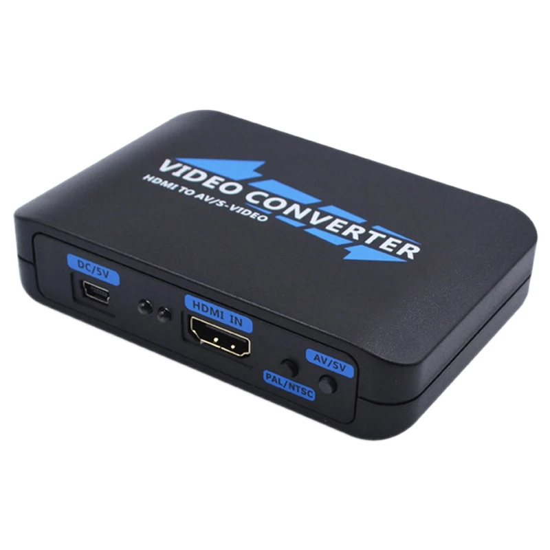 HDMI в AV конвертер RCA Lotus HD видео 1080P для телевизора монитора проектора игровой