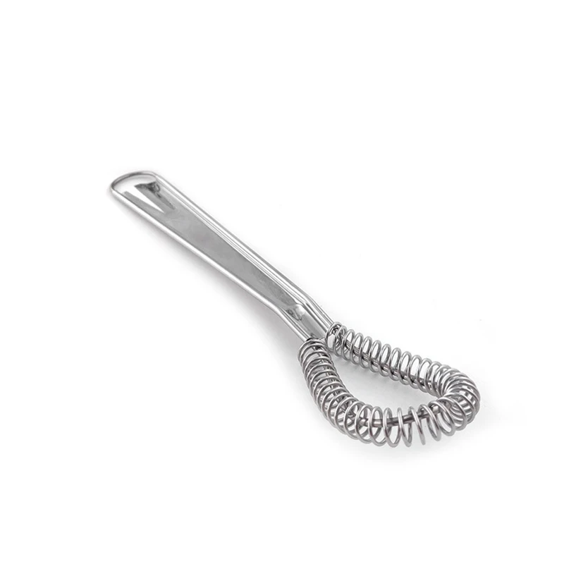 Нержавеющая сталь Весна блендер взбивание яиц белое Мёд ложка Кофе смеситель