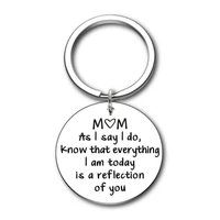 mother day keychain fashion jewelry gifts from kids daughter son for mother mom birthday gift keychain appreciation mom keyring