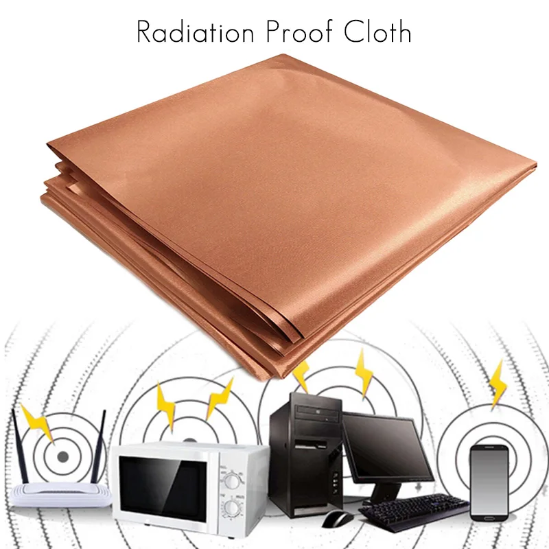 

2 Meter Anti-Scanning RFID Shielding Fabric Anti Radiation Cloth Conductive For Linings Electromagnetic RF RFID Shielding Fabric