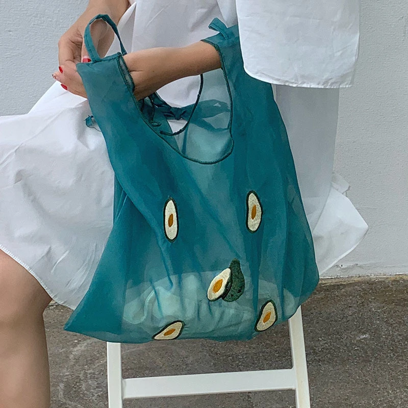 Большая вместительная органза прозрачные сумки женская сумка тоут дамская