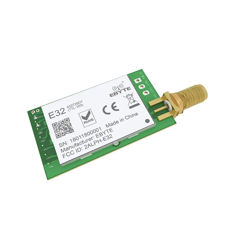 Lora SX1278 TCXO 433 МГц cojxu E32-433T20DT Беспроводной радиочастотный модуль SMA-K разъем LoraWAN IOT