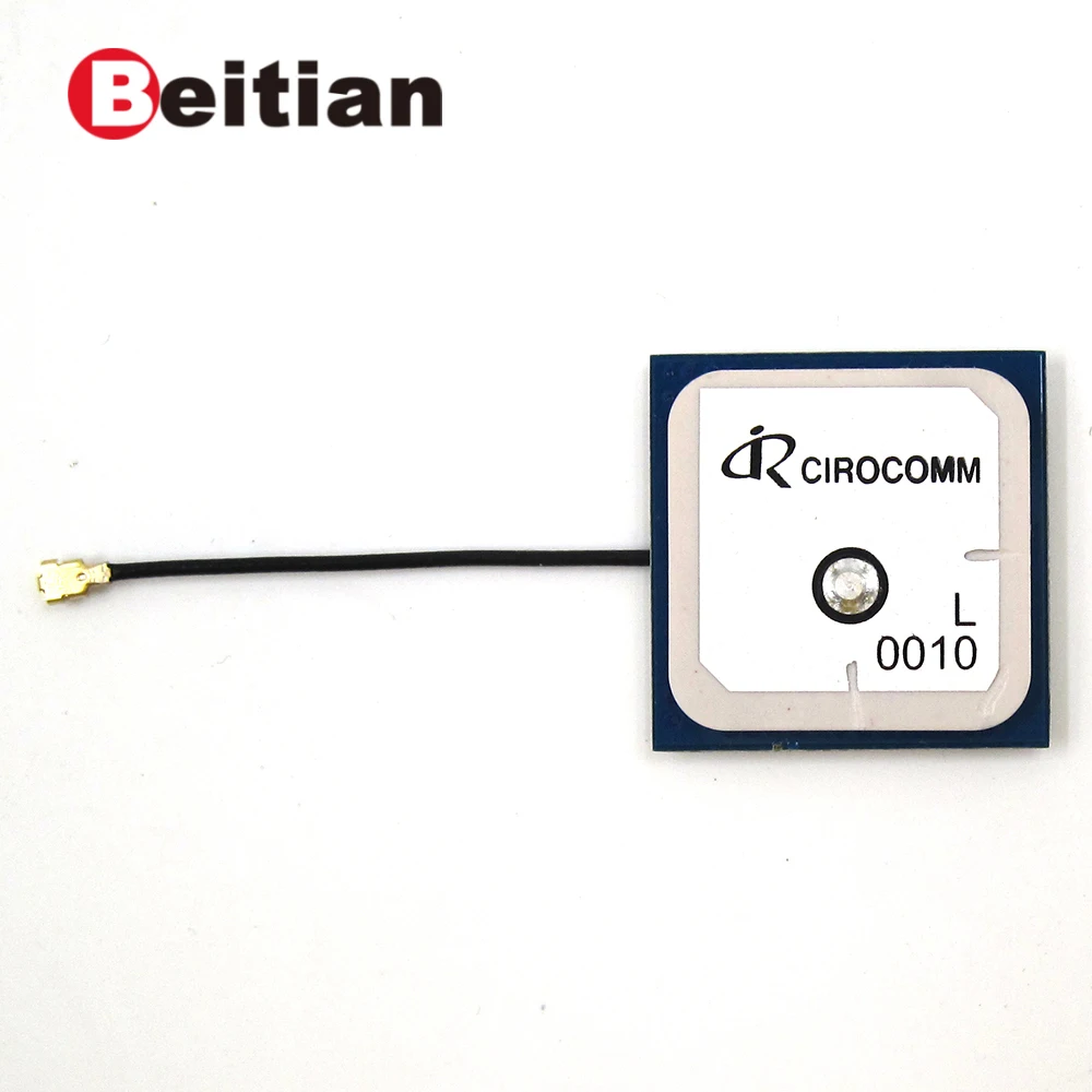 Внутренняя GPS GLONASS двойная антенна BEITIAN активная патч-антенна Cirocomm GNSS BT-0010 |