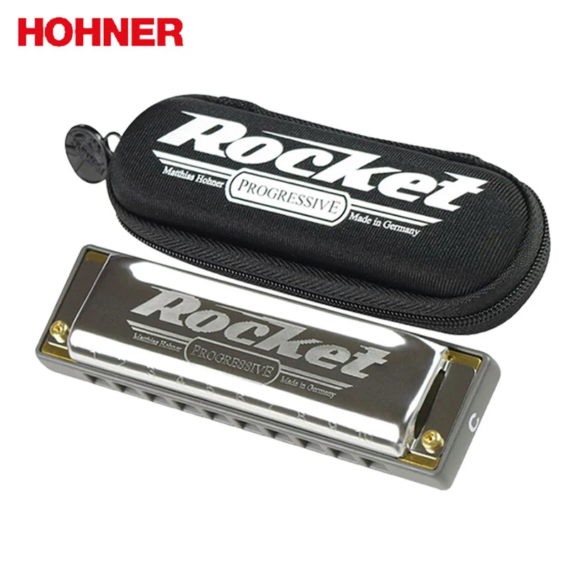Hohner 10 отверстий ракеты диатонический гармоника полимерная расческа Blues губная