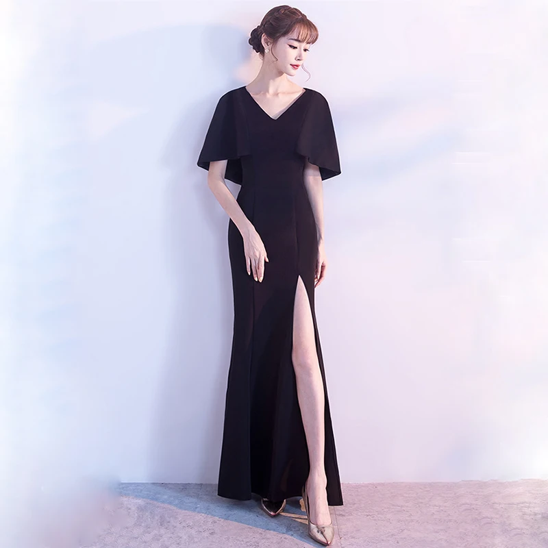 

Elegant V Neck Evening Dress Mermaid Formal Dress Women Elegant Abiye Gece Elbisesi Vestido De Festa Evening Gowns For Women