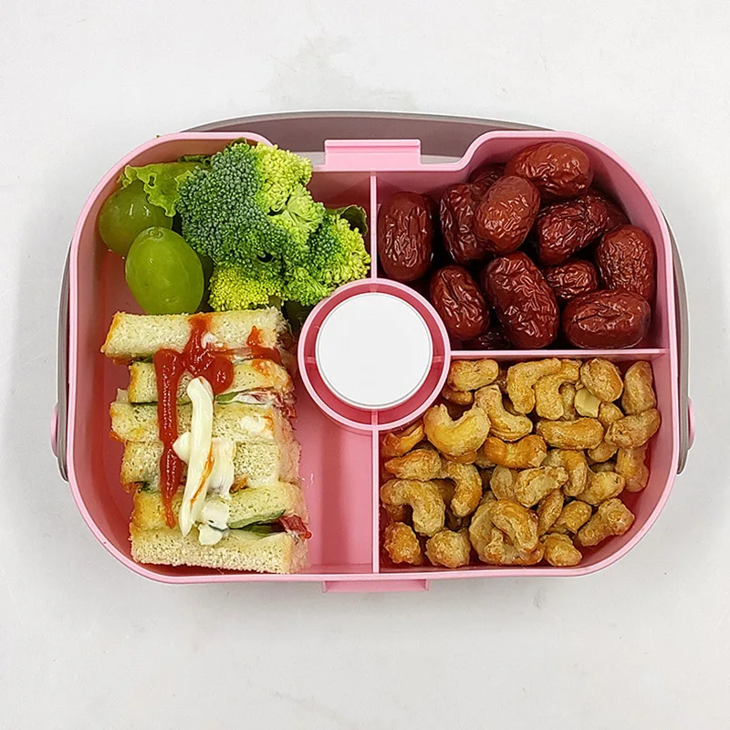 

Microwave Leakproof Student Camping Portable Bento Box Japanese Cute Children Lunch Box For Kids Travel Food Container BPA Free