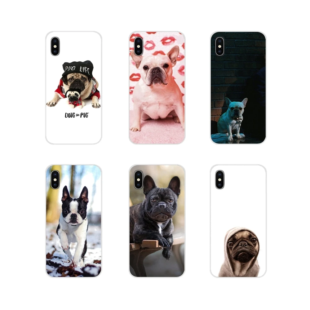 Силиконовый чехол для Samsung A10 A30 A40 A50 A60 A70 Galaxy S2 Note 2 3 Grand Core Prime Hot Sweet French Bulldog Animal