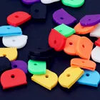 16 шт., силиконовые идентификаторы для ключей, 8 цветов