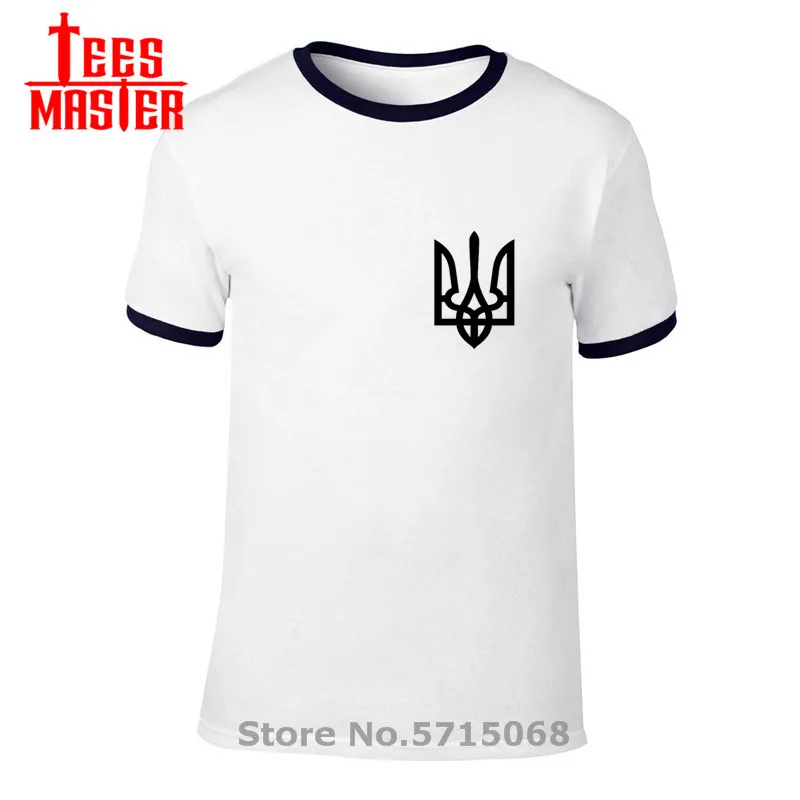 Футболка мужская свободного кроя креативная рубашка с карманом в стиле Герба