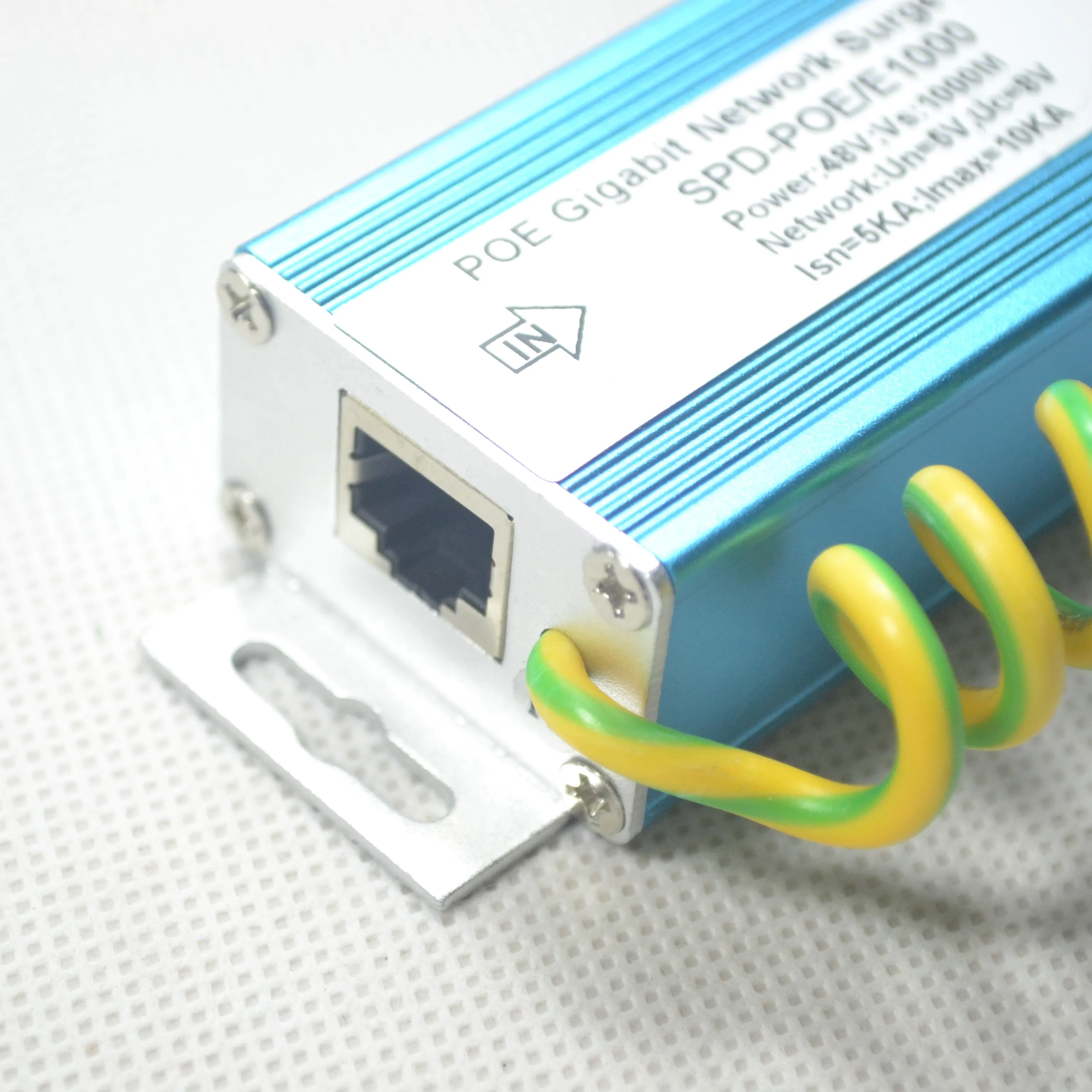 POE гигабитный стабилизатор напряжения сети RJ45 гром мощность surger защита Lightning компьютер PC кабель Arrester
