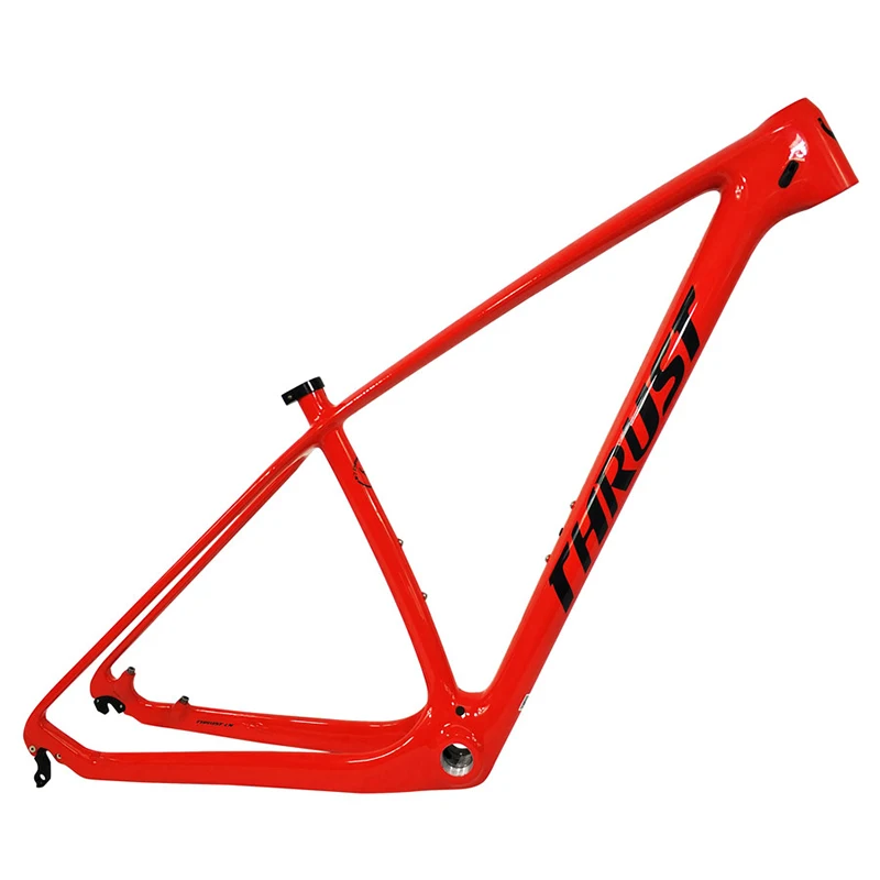 Тяга T1000 карбоновая mtb рама 29er 27,5 er Размер 15,17, 19 дюймов рама карбоновая для горного велосипеда Нижний Кронштейн BSA BB30 велосипедная Рама - Цвет: fluo red