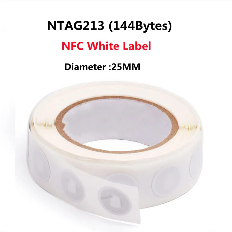 

5/10pcs NTAG213 NTAG215 NTAG216 NFC Tags Sticker 13.56MHz ISO14443A NFC Stickers Universal Lable NFC RFID Tag