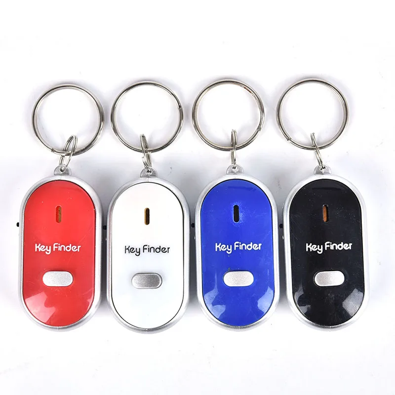 Smart Keyring Whistle Keychain Tracker Anti-Lost Finder Sound Control LED Key | Электроника