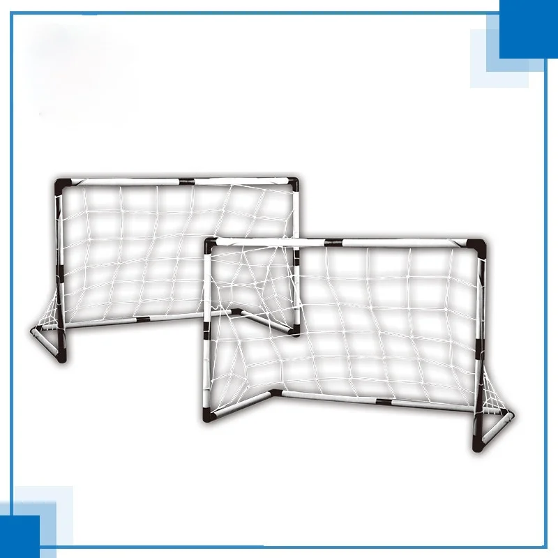 

Kids Sports Football Toy 92CM Double Door Indoor and Outdoor Football Goal with Ball Pump Children Early Education Toys