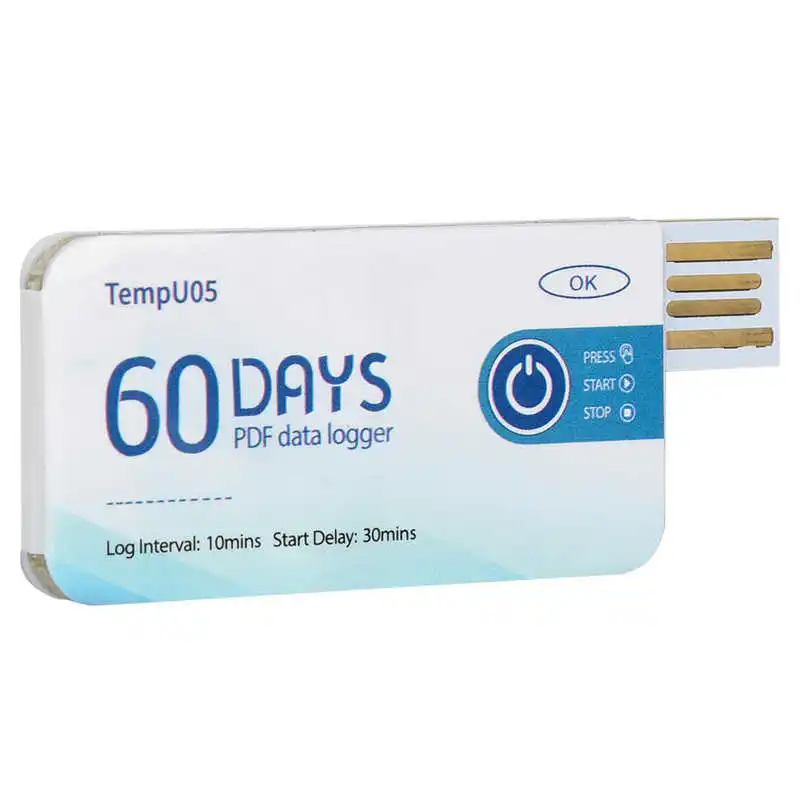 TempU05 один Применение Температура регистратор данных одноразовые USB Регистраторы