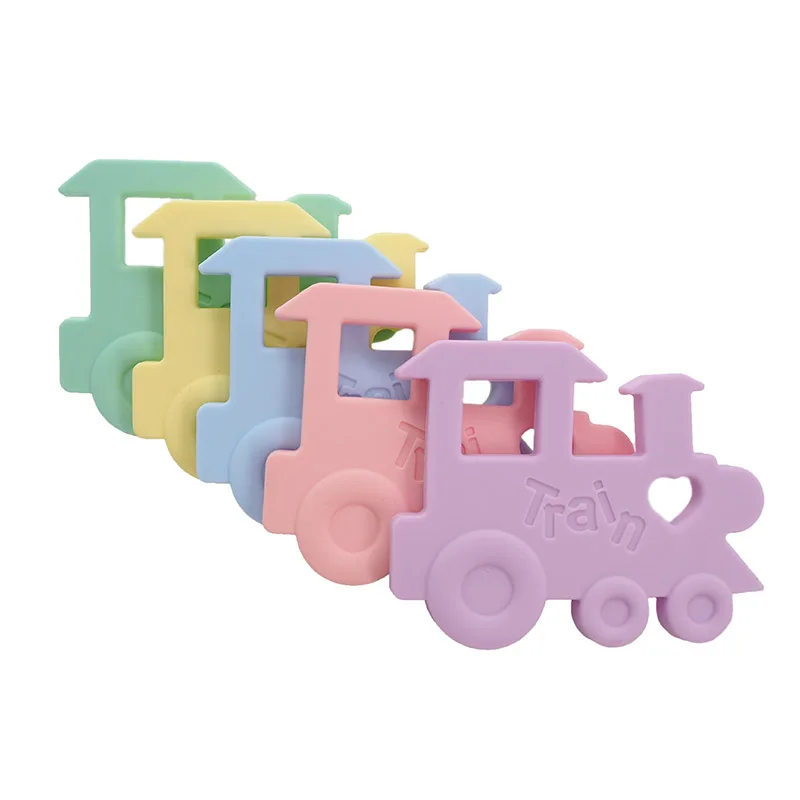 Chenkai 5 шт. силиконовый Прорезыватель для зубов не содержит Бисфенол А подвеска