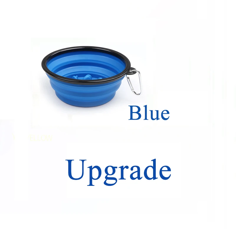 Blue Bowl Игрушки для собак, пищевая кормушка, обучающая игрушка-головоломка для собак, интерактивная обучающая игра IQ, игрушка против удушья, медленная кормушка - Цвет: Blue Bowl
