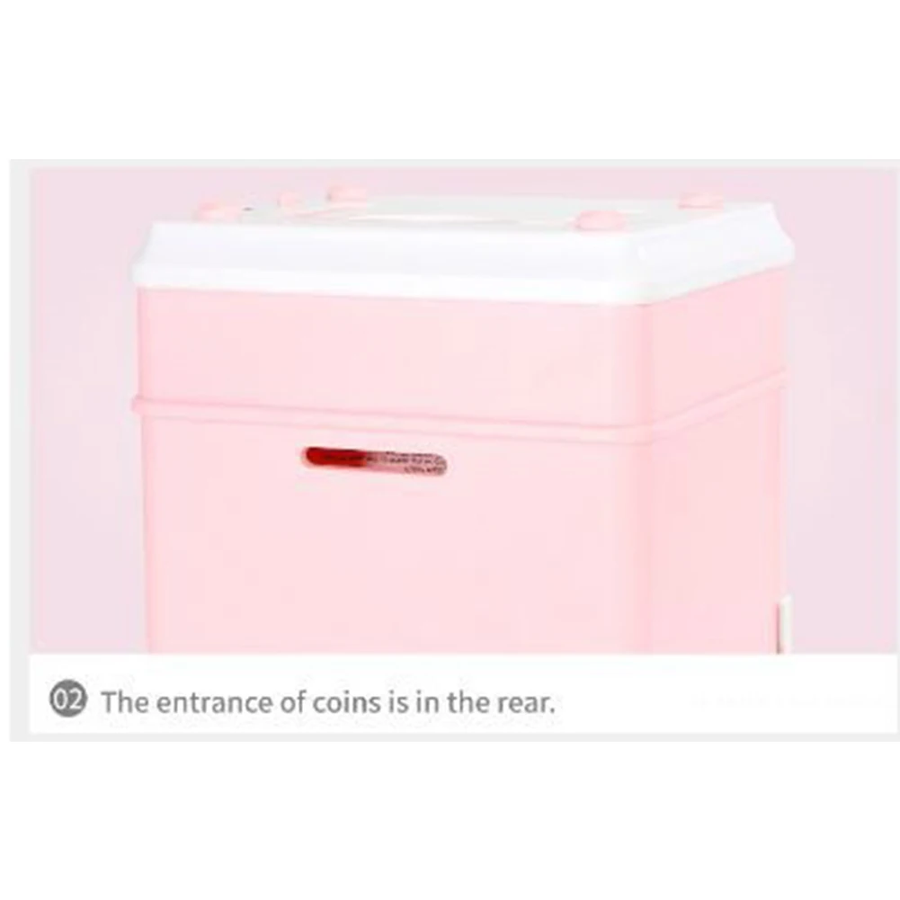 

Savings Box Coin Kids Piggy Bank Safe Payment Money Smart Birthday Musical Electronic Security Children With Password Cartoon