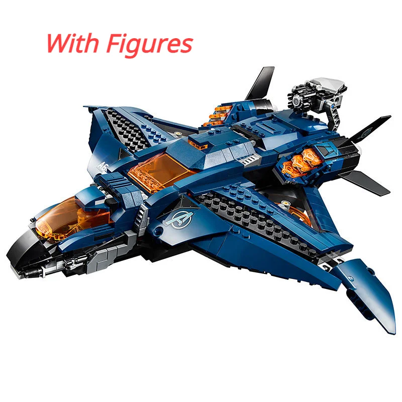 

07122 Endgame Ultimate Quinjet Building Blocks Compatible 76126 Model Building DIY Bricks Toys for Children