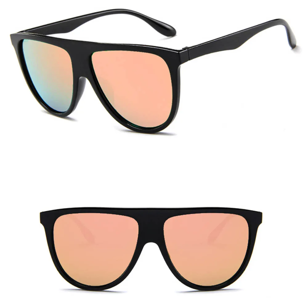 2019 Модные женские тонкие роскошные солнцезащитные очки кошачий глаз с плоским