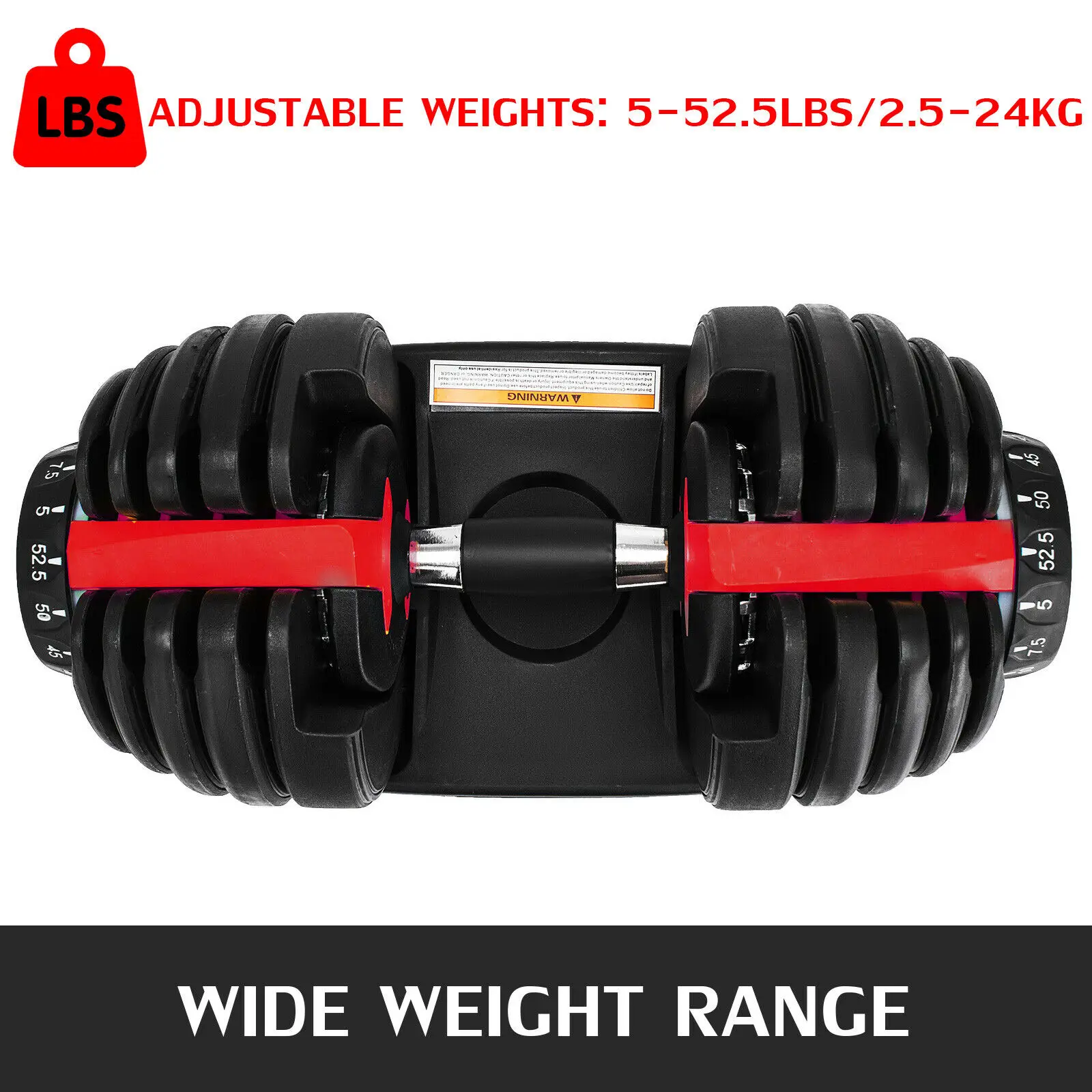

Adjustable Dumbbell Weight Select 552 Fitness Workout Gym Dumbbells Single Syncs